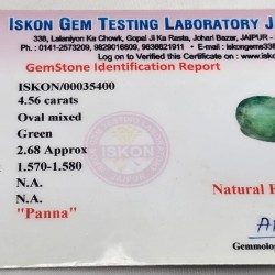 Zambian Emerald – Certified Natural Green Emerald Stone